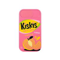 [教师节送礼]KisKis酷滋无糖薄荷糖白桃糖约会接吻香体暗示糖果 水蜜桃1盒