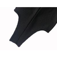 老式踩脚细条纹健美裤微弹女士高腰宽松外穿打底裤脚蹬裤踩脚舞蹈 黑色 高1.5-1.6米重130-170