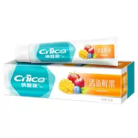 [纳爱斯][165g+90g] 维他命C柠檬绿茶牙膏家庭装 120g清新鲜果