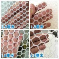 加厚塑料网阳台防护封窗防坠网隔离养鸡养殖网格围栏网鸡鸭鹅脚垫 白色2.5厘米网孔 20厘米宽x5米长