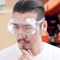防尘眼镜 男女防风沙护目镜 打磨木工安全防护 防冲击防飞溅眼罩 四珠眼镜一副