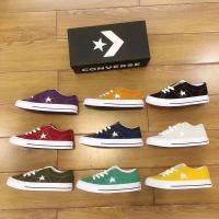 one star星星鞋翻毛皮帆布鞋百搭1970s三星标低帮鞋男鞋女鞋潮鞋 偏大一码 35