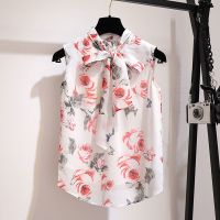 淑女套装裙女2021新款夏季时尚印花雪纺衫配白色包臀裙两件套气质 单件上衣 S