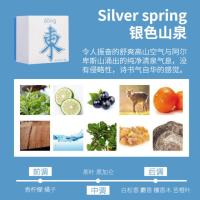 超萌Mini小麻将香膏!米作固体香体香水女士持久淡香学生少女清新~ 【東香】银色山泉 单盒装