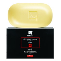 满婷男士专用除螨虫祛痘粉刺痘杀菌全身深层清洁面部沐浴爽肤香皂 男士专业除螨爽肤皂108g*1