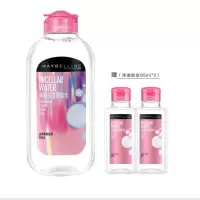 美宝莲净澈多效卸妆水 敏感肌深度清洁保湿温和无刺激官方旗舰店 卸妆水200ml+95ml*2瓶