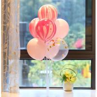 生日快乐装饰气球女孩男生场景节日派对布置儿童宝宝生日周岁布置 气球混色(7个) 不加串灯