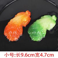 变色茶宠摆件[牛气冲天]招财金蟾创意茶玩辟邪貔貅茶道茶宠荔枝 双貅镇邪[红+绿]辟邪貔貅