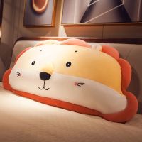 靠枕床头抱枕女生睡觉男生款专用床上靠垫大靠背寝室卡通枕头可爱 黄色狮子 小号50*45cm(有内胆可拆洗)