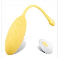 震动无线遥控跳蛋入体女性自插内裤强震逗豆穿戴小女人下体小蝌蚪 黄色小蝌蚪+女神大礼包+智能遥控