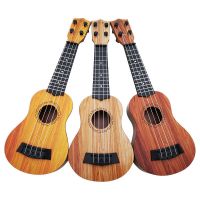 兔本 儿童仿真尤克里里乐器玩具 初学者音乐小吉他女孩男孩可弹奏 35cm尤克里里