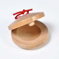 奥尔夫乐器玩具 三句半木制快板 儿童音乐教具原木响板圆舞板 木制响板(1个)