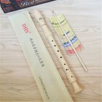 奇美高音德式八孔六孔竖笛学生儿童成人初学零基础6孔8孔笛子乐器 6孔 奇美DHS(白)[免费刻字]