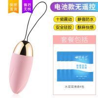 女用无线遥控双跳蛋外出穿戴自慰器充电静音强震动棒夫妻情趣道具 [可外出 无遥控]电池款单跳蛋 送润滑液4包