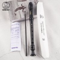 SMART思玛特斯英式8孔高音竖笛B调字母标C调巴洛克HY-26BX10黑色 英式B+赠品