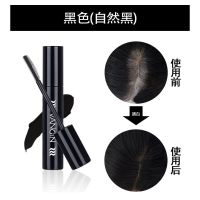 一次性染发笔植物遮盖白发神器应急临时黑色板栗色棕色染发棒剂膏 自然黑色1瓶