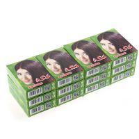 实发10盒新疆麦丽开美丽开Malika植物粉天然海娜粉染发粉遮白发 栗棕色 5盒X70克