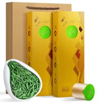 明前雀舌绿茶2021新茶翠芽春茶毛尖茶嫩芽毛峰茶叶散装送礼礼盒装 雀舌(2条送礼袋)