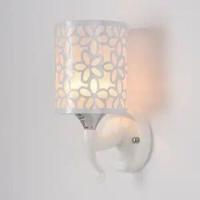 壁灯卧室床头灯墙壁灯简约现代创意欧式美式客厅led楼梯过道灯具 单头D款3瓦LED