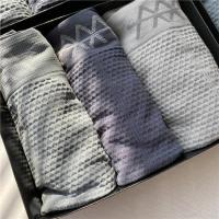 一盒3条装!独立盒装!3A鸟巢抑菌设计!秋冬高弹蜂窝内裤平角裤 一盒3条装 均码