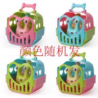 卡通按压式小屋猫头鹰小蜗牛小恐龙车男女孩宝宝1-3-6岁儿童玩具 萌宠小屋小蜗牛(颜色随机)