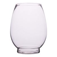 创意水族箱生态圆形玻璃金鱼缸大号乌龟缸迷你小型造景水培花瓶 18龙蛋(送假草+鱼食)