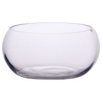 办公室小鱼缸加厚透明玻璃乌龟缸客厅家用桌面圆形迷你小型金鱼缸 20圆盆送假草+鱼食