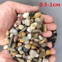 铺路地垫造景碎石花盆栽石子路白石子天然雨花石鱼缸小石头鹅卵石 普抛雨花石0.5-1cm(5.5斤)