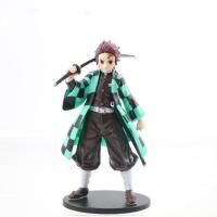 鬼灭之刃我妻善逸灶门炭治郎祢豆子Q版手办模型 周边公仔玩具 袋装 炭治郎17CM(送钥匙扣)