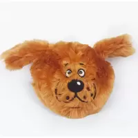 狗狗玩具电动发声弹跳球宠物大型犬猫咪泰迪狗玩具球耐咬发声玩具 棕色狗狗(带电池)