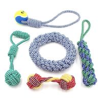 五件套]宠物玩具中小型犬狗玩具结绳玩具金毛萨摩犬耐咬训狗玩具 手拉玉米棒[单个]