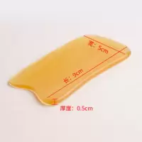 [厂家直发]方形多功能天然牛角刮痧板刮脸全身通用美容保健经络 [普通]方形全身通用刮痧板 无赠品