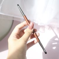 MUF204双头眼影刷细节刷眼线刷海绵头眼影棒卧蚕刷沧州新手化妆刷 [MUF]204#双头刷 人造纤维