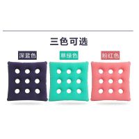 卧床老人病人臀部减压防压疮褥疮垫气垫充气坐垫椅子座垫护理气圈 型号420*420 深蓝色