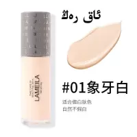 拉美拉李佳琪推荐粉底液遮瑕霜防水亮白不脱妆气垫BB霜保湿粉底液 拉美拉粉底液1#象牙白 AK