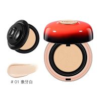雅琪诺丝绒隐形哑光气垫BB霜 持久不脱妆遮瑕BB霜粉底液 送替换装 象牙白15g+15g