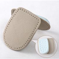 [3双装 ]真皮牛皮后半垫后跟垫后脚垫内增高鞋垫减震舒适软鞋垫 卡其色(主图款)三双