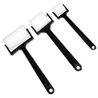 小学幼儿园绘画滚筒印章海绵刷画画用的小号涂鸦工具海绵滚轮印章 3支套白海绵刷子