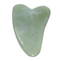 黑头刮板毛囊清洁术刮痧板美容院面部脸部超薄毛孔清理产品玉石片 面部刮痧板小号(7*4.5cm)