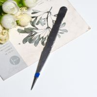 缝纫机专用直头尖头小镊子不锈钢加厚弯头聂子手工服装厂工具 13.5CM直头镊子(1个)