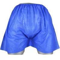 一次性短裤男加厚男女士平角内裤美容院按摩无纺布桑拿四角油压裤 平角10条(试用装) 4XL