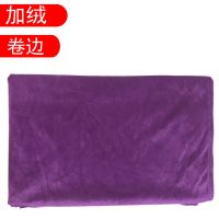 加厚美容床单带洞被单美容院专用按摩床单非一次性 深紫色【无花边】 80*190cm【带洞】