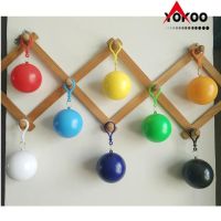 迷你成人雨衣雨披便携随身携带雨衣通用户外应急一次性试男女球 雨衣随机色（儿童）（无球） 1个