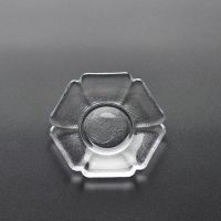 日式耐热玻璃杯托杯垫创意小托盘隔热垫手工百搭茶托功夫茶具茶垫 A六边款