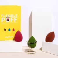 大嘴猴美妆蛋礼盒不吃粉化妆蛋干湿两用海绵蛋女带收纳盒支架托架 3只美妆蛋礼盒装