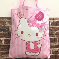 HelloKitty购物袋韩版休闲包KT户外袋可爱女孩公主旅行卡通大容量 KT钻石 纵向大号