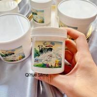 牛头木工胶制作半化不化质感史莱姆 越玩越大手感软糯slime 150ml半化不化可可脂