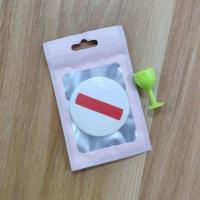 可替换芭比波朗粉饼粉扑玫珂菲CT等粉扑超薄植绒粉扑干粉粉扑工具 橙红色1片