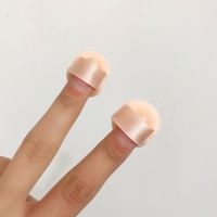 mini 超迷你粉扑3cm植绒散粉手指小样ct勾手圆形可爱美妆脸部化妆 2.5cm 2片装