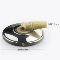 通用旋转拖把盘全不锈钢盘子圆盘墩布地拖好神拖加厚替换配件托盘 钢盘-22mm接口